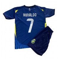 Maglie da calcio Al-Nassr Cristiano Ronaldo #7 Seconda Maglia Bambino 2024-25 Manica Corta (+ Pantaloni corti)